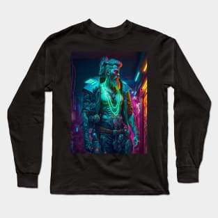 Viking Cyberpunk Long Sleeve T-Shirt